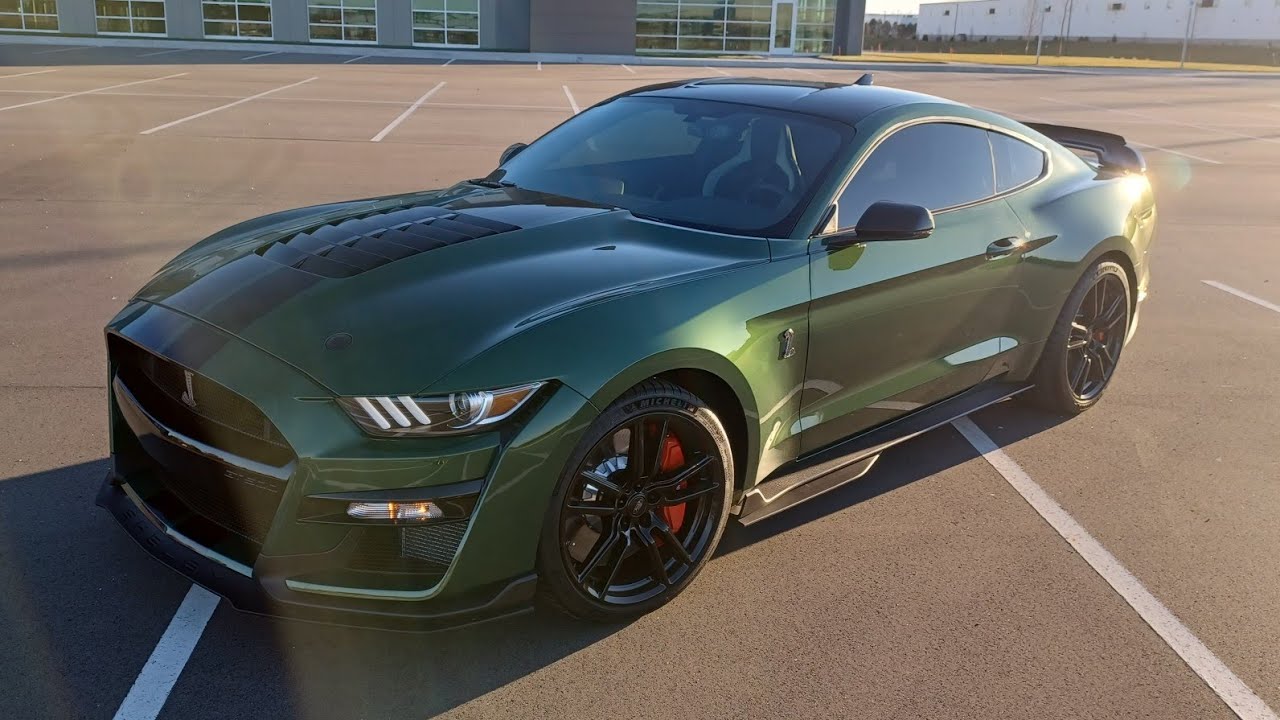 How My NEW 2022 Eruption Green Shelby GT500 Looks In The Sun!