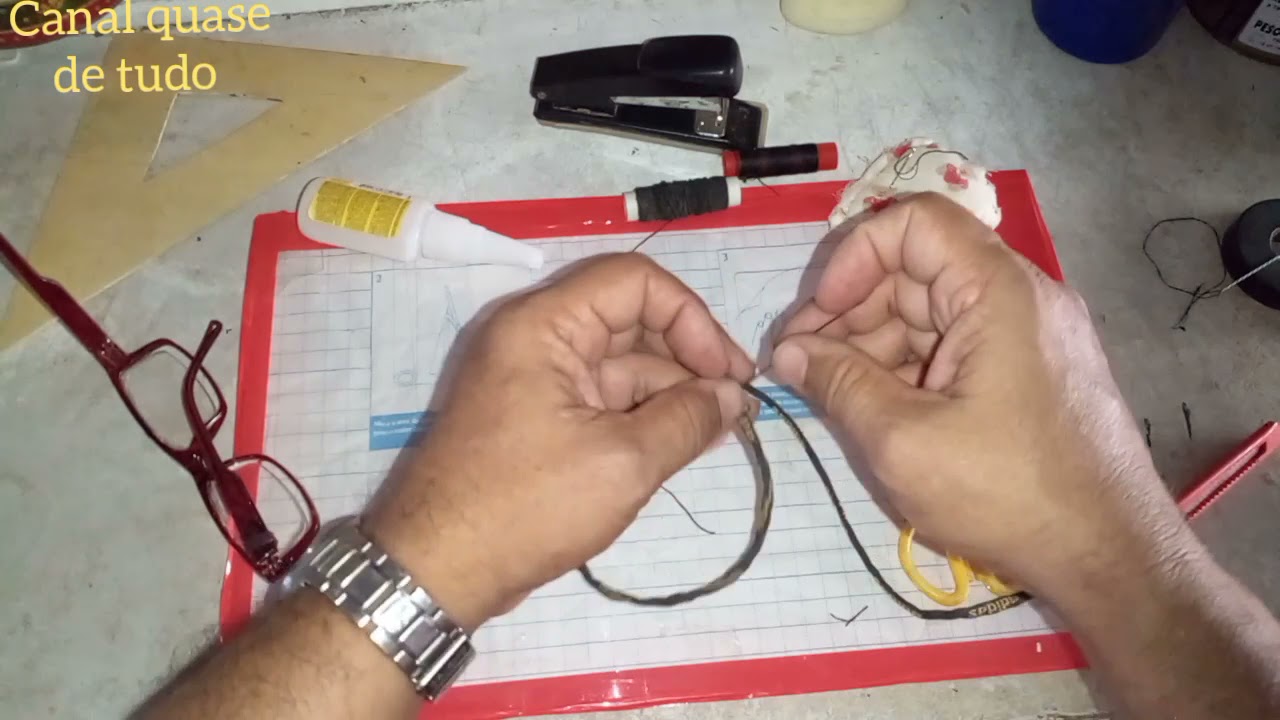 Cordão para óculos caseiro faça você mesmo 👍😎👀