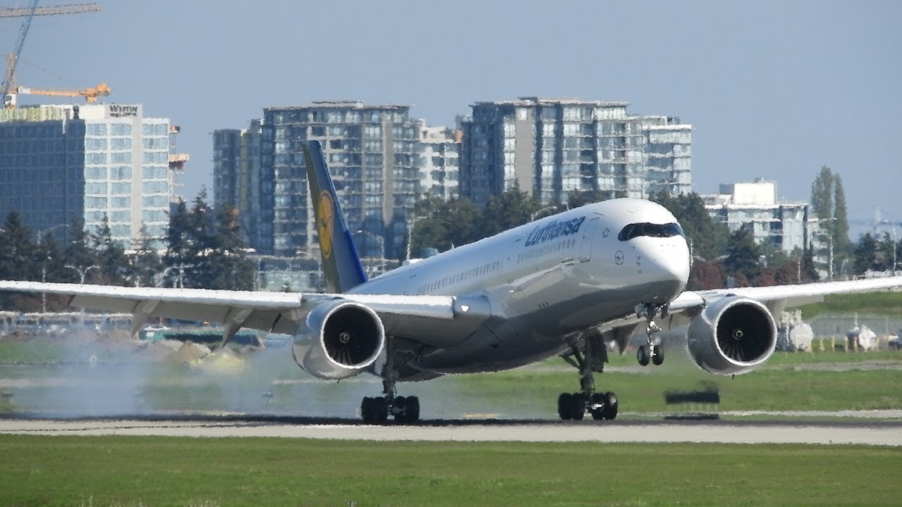 Lufthansa A350-900 **FIRST FLIGHT** to Vancouver International, May/01/2018