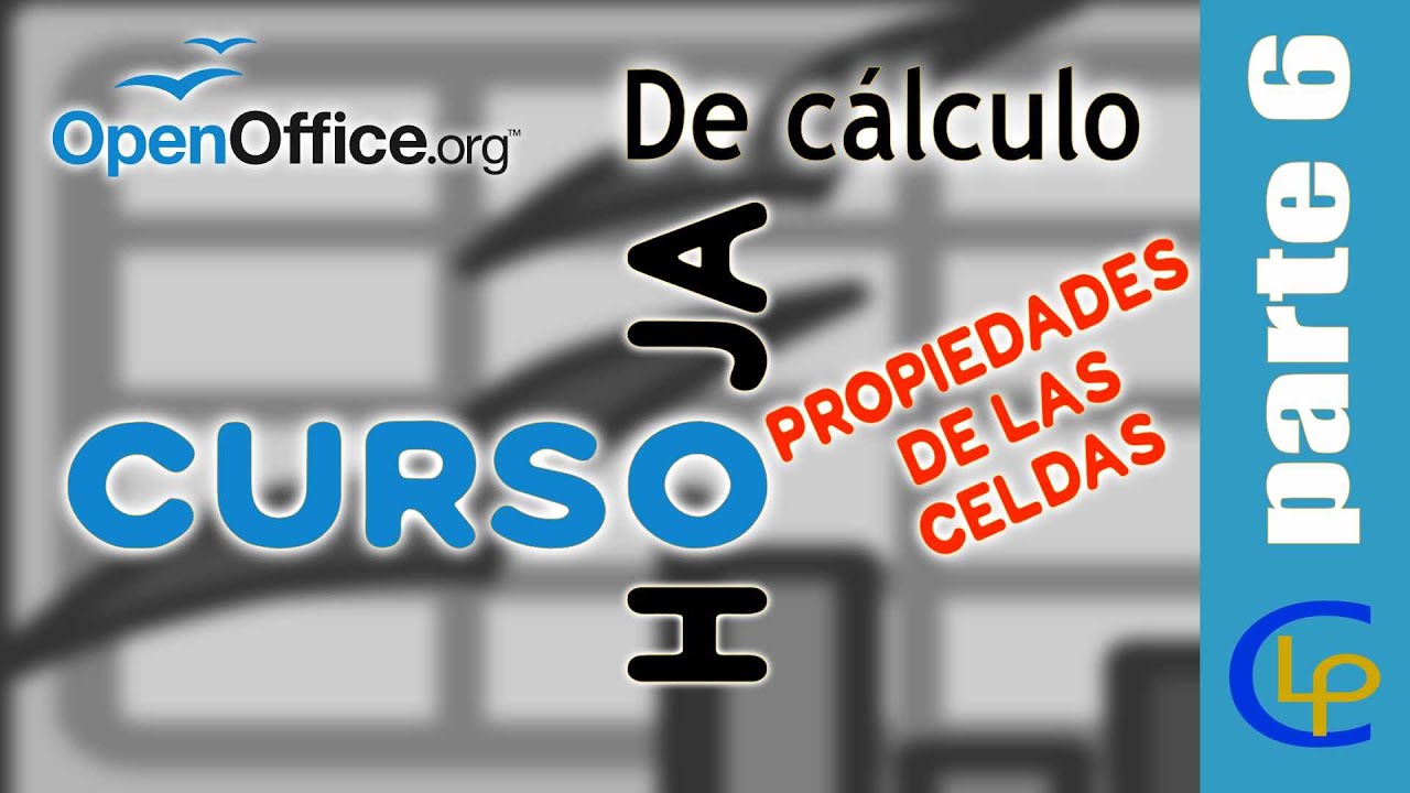 Curso completo Open Office, (configurar celdas, alineación y propiedades #6)
