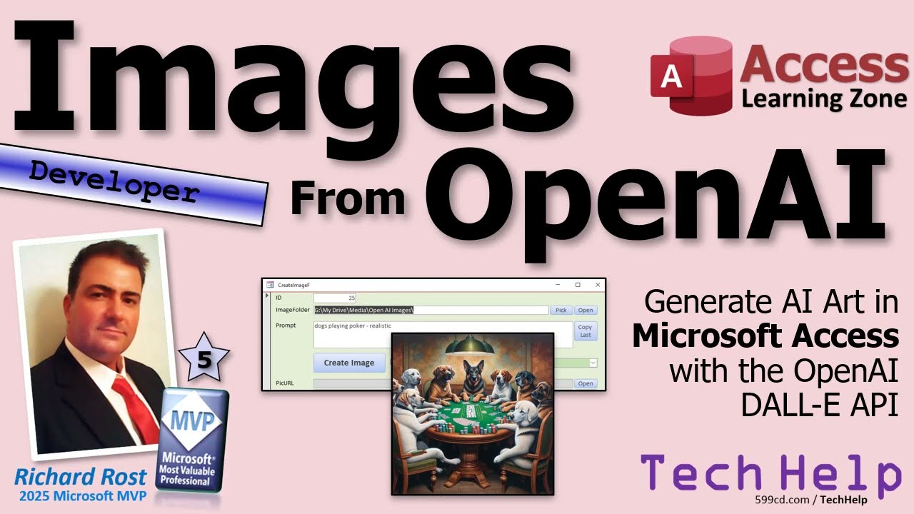 Generate AI Art in Microsoft Access with the OpenAI (ChatGPT) DALL-E API