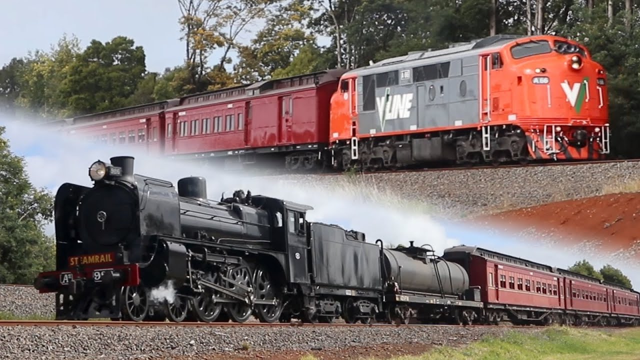 Warragul Heritage Shuttles with A2 986 and A66 - August 2022