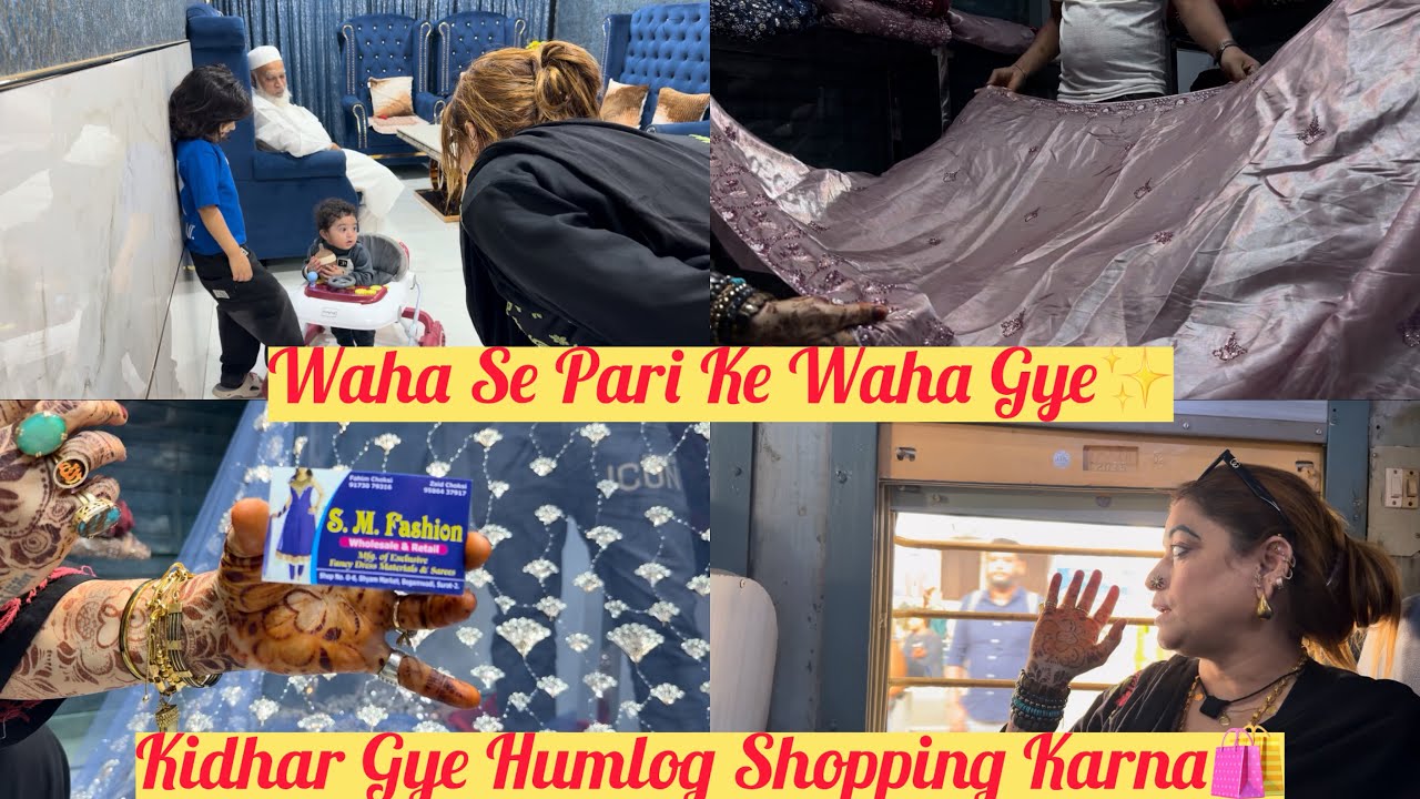 Humlog Kidhar Gye Shopping Karne🛍️/Wah Se Pari Se Milne Chale Gye✨/Bhot Acha Laga💖