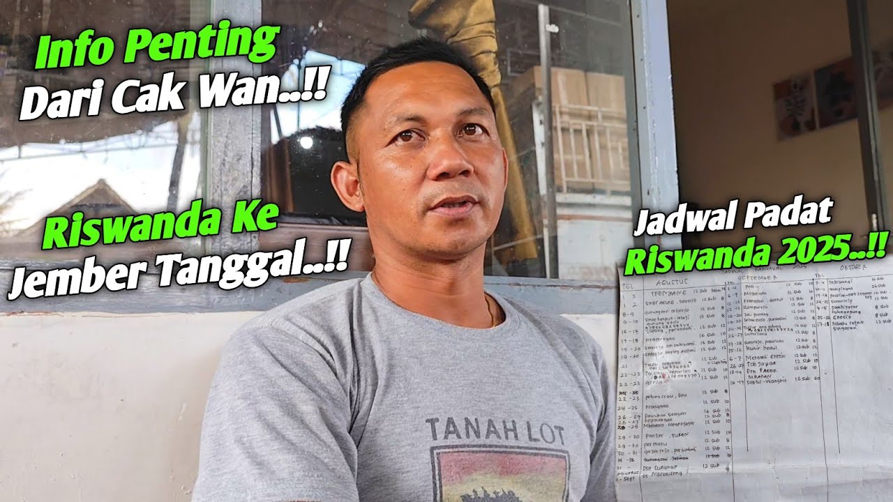 Edan..!! 2025 Riswanda Cak Wan Jadwal Padat..!! Siap Menghoregkan Jember 24 Subwoofer..!!