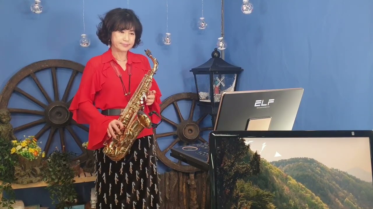 #오거룩한밤(O holy night) #복음성가 #캐롤 #이미경색소폰 #알토색소폰 #이스트만색소폰 #빈티지색소 #엘프반주기