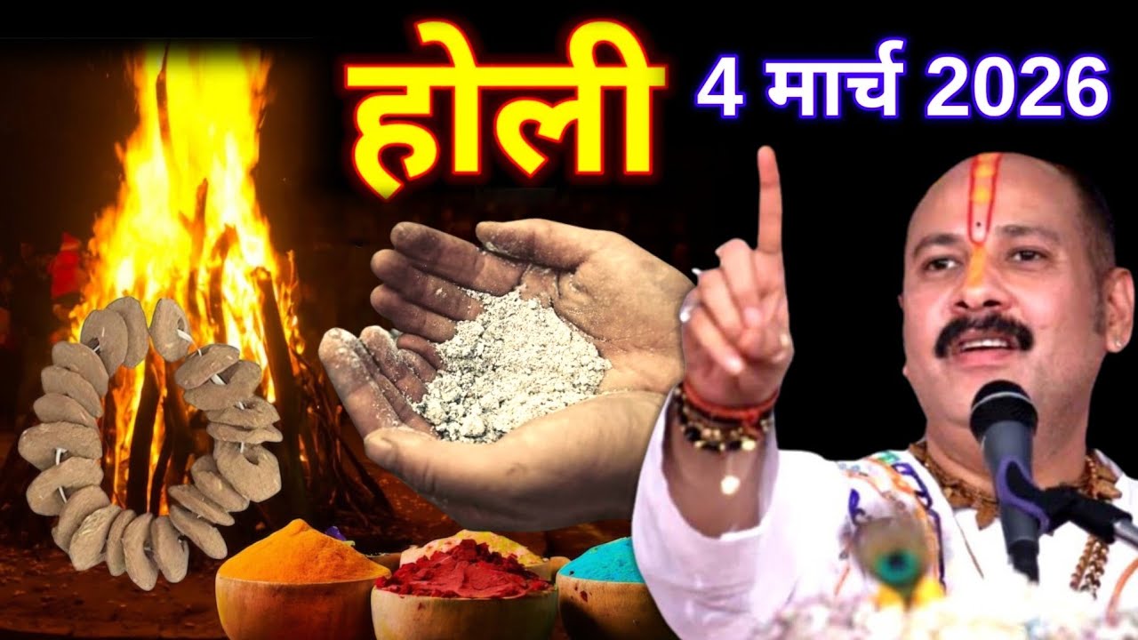 3 मार्च होलिका दहन के दिन यह 3 गुप्त चीज चुपचाप जरुर खा लेना || Pradeep Ji Mishra 