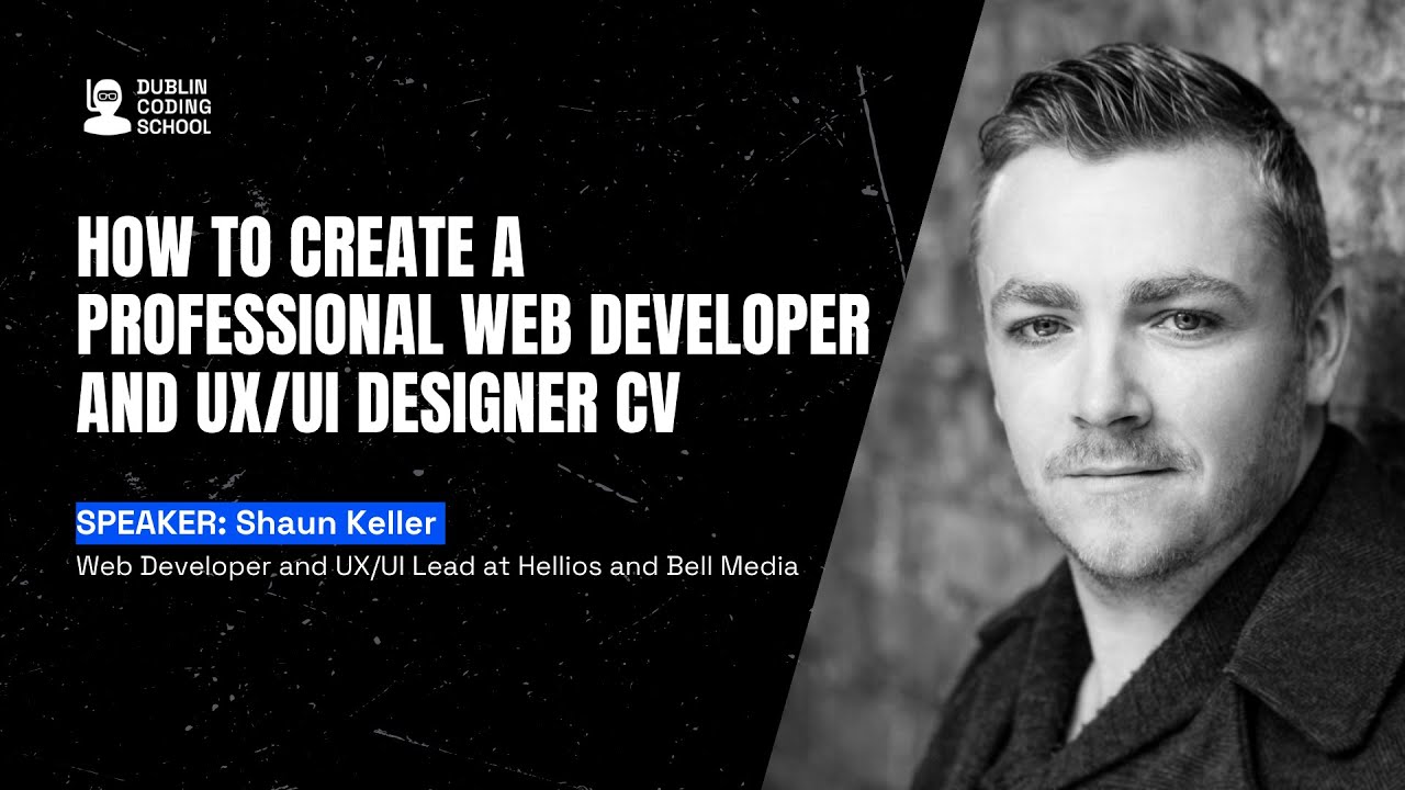 How to create a professional Web Developer and UX/UI Designer CV