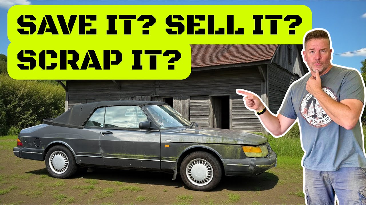 Что делать с этим дешевым кабриолетом Saab Classic 900?
