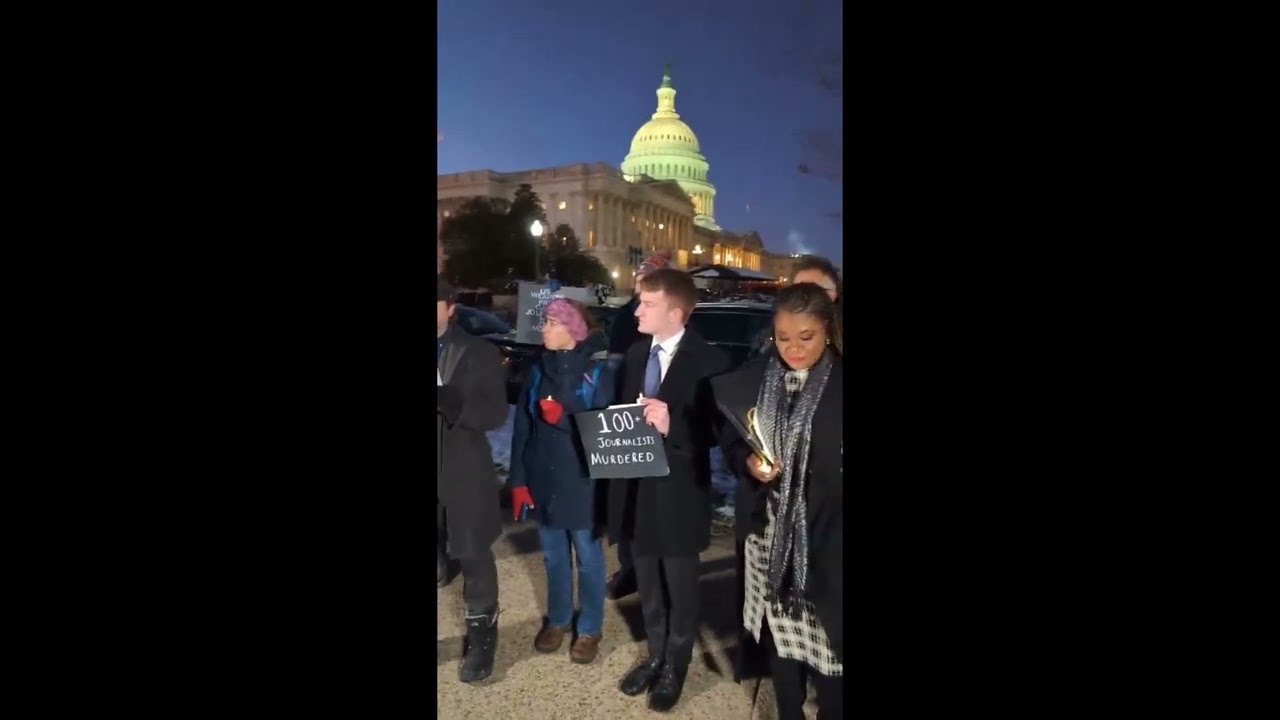 Chip Gibbons Speech Gazan Journalist Vigil