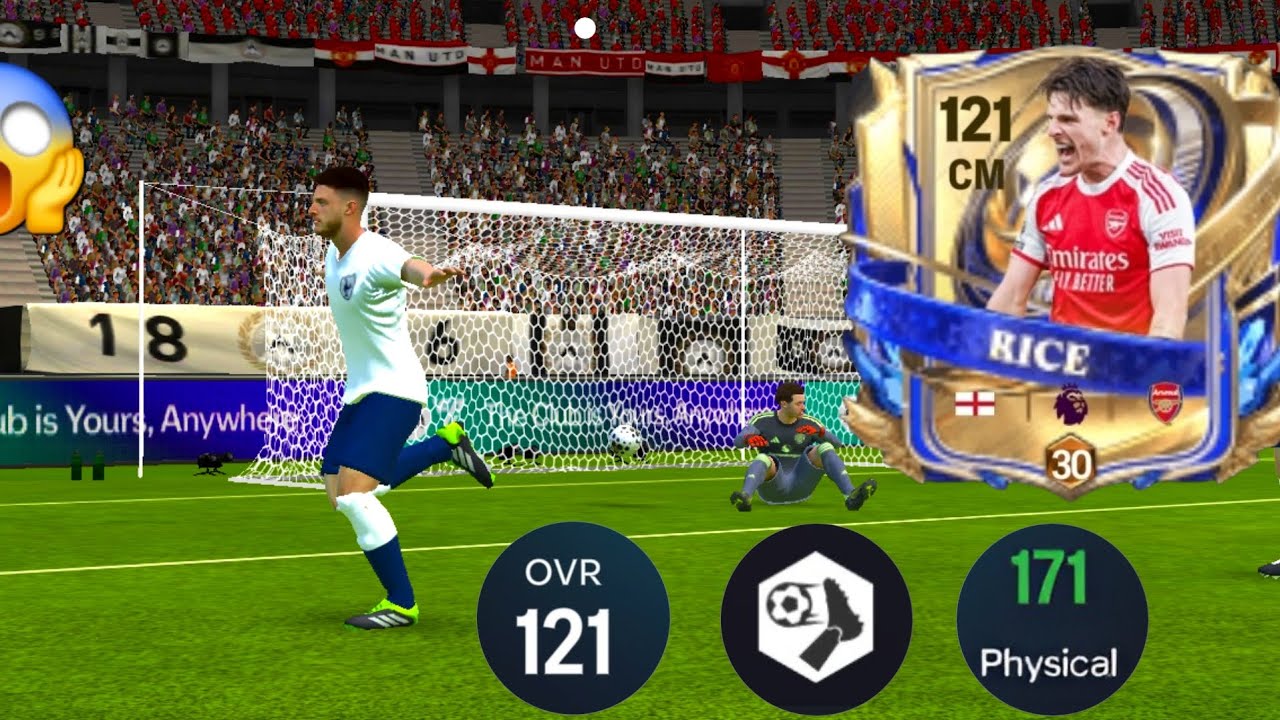 121 DECLAN RICE review 😱💥 Hossain Biplob FC mobile ☠️ #fcmobile #fifamobile 