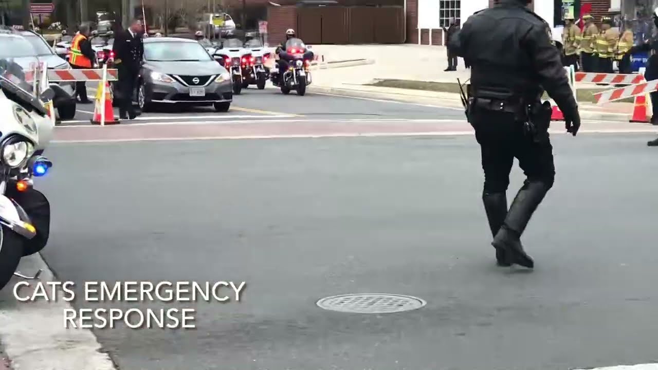 Funeral Procession I Fallen Chief Alexandria Fire and Rescue