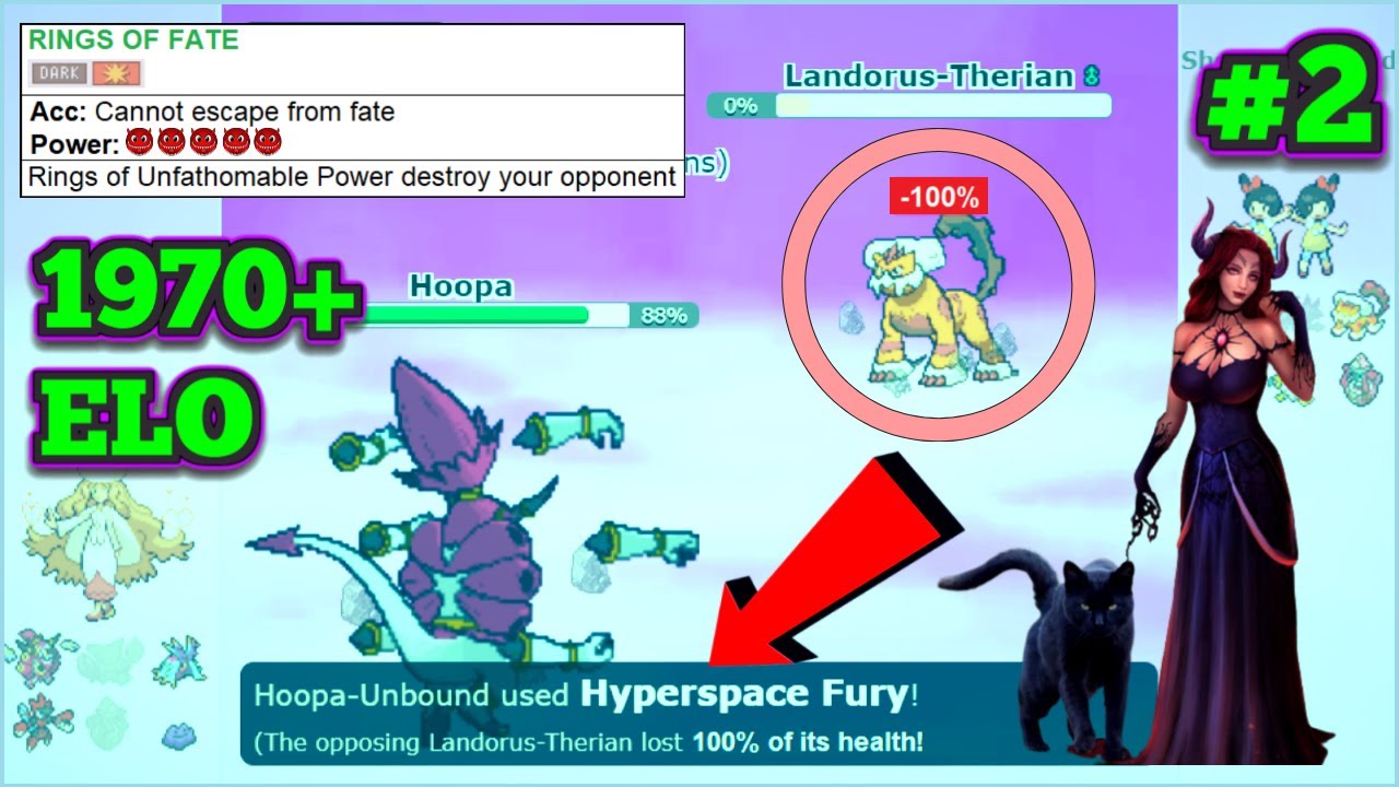 I HIT RANK 2 WITH CHOICE BAND HOOPA PSYCHIC SPAM TEAM