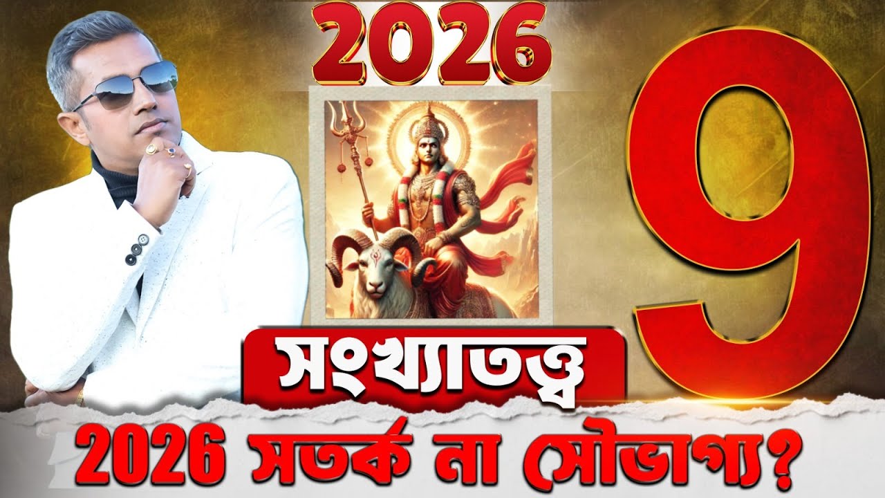 ৯ সংখ্যার জাতকদের ভাগ্য কী বলছে? Numerology 2026 | Astro Motivator | Samrat Chakraborty