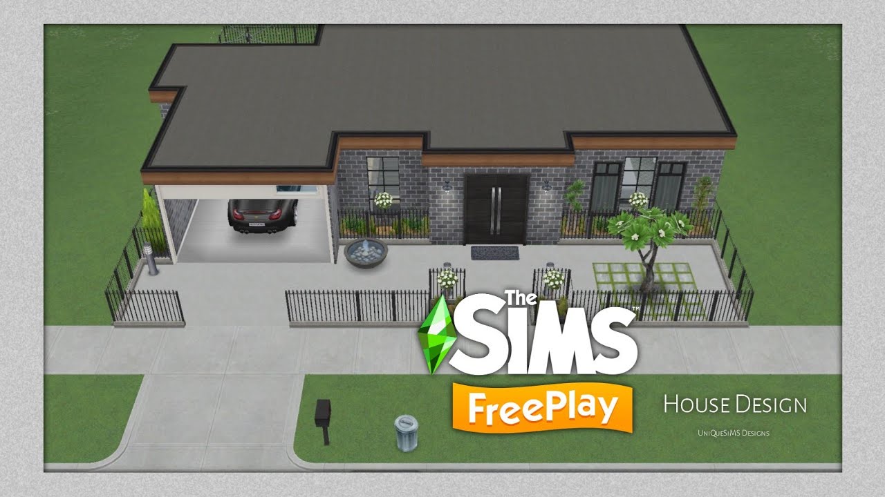 SMALL HOUSE DESIGN | 2 BEDROOM HOUSE | The Sims FreePlay | House Tour | Floor Plans