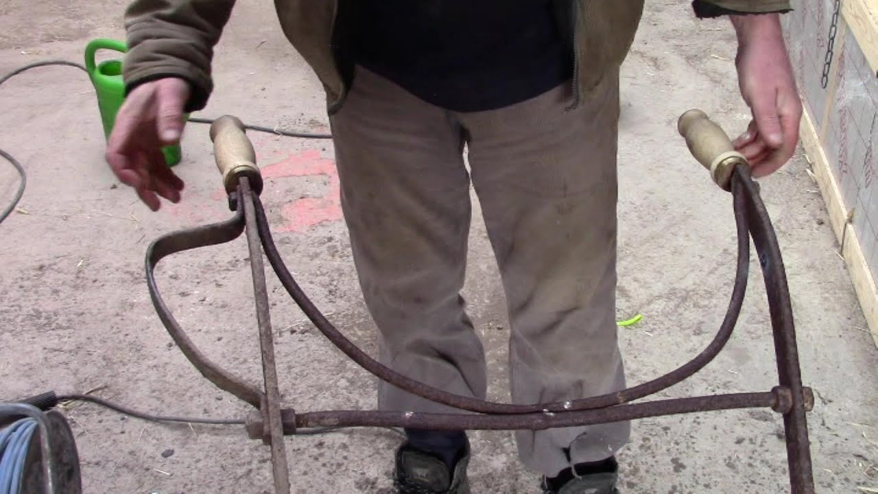 Quick, Let's Make New Handles For Our Old Horse Drawn Plough