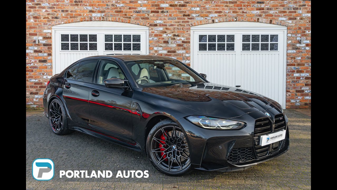 2024 BMW M3 COMPETITION XDRIVE 3.0 IN BLACK SAPPHIRE METALLIC WITH SILVERSTONE MERINO LEATHER