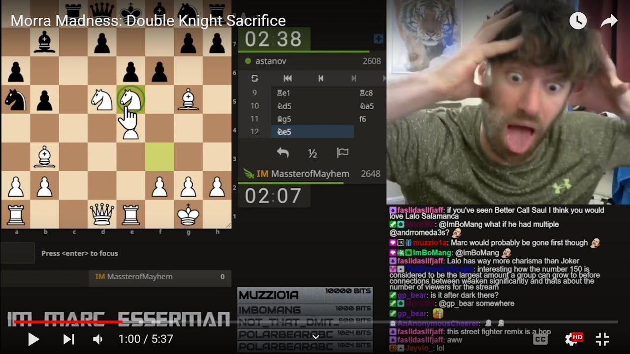 Morra Madness:  Double Knight Sacrifice