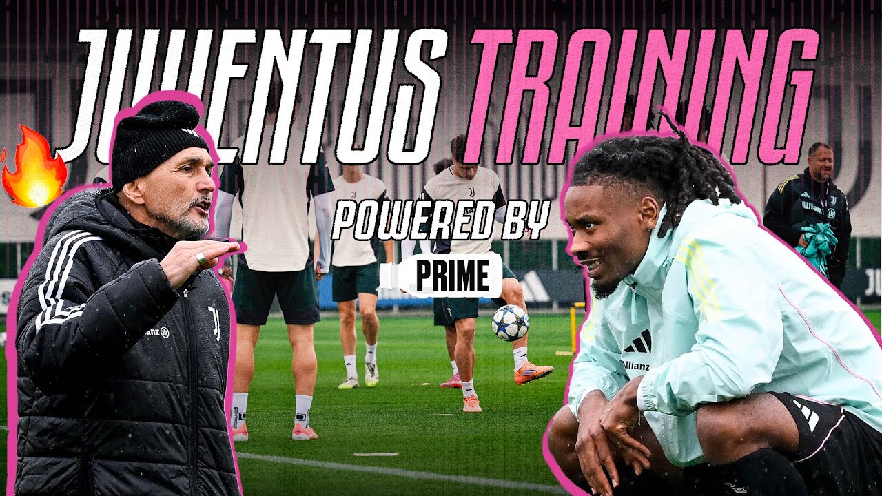 Watch JUVENTUS TRAINING under the rain ⚽ | Preparing for the away game in Pisa!