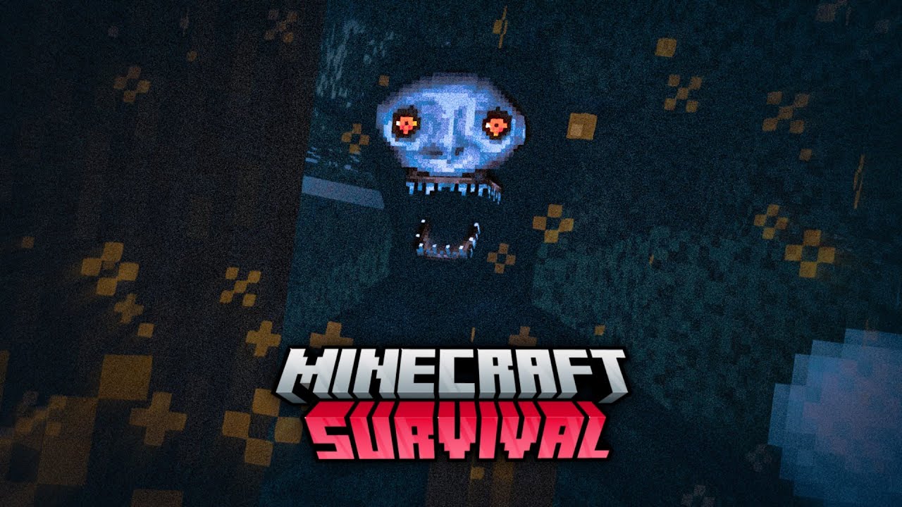 This entity is hunting me. No commentary Minecraft survival 