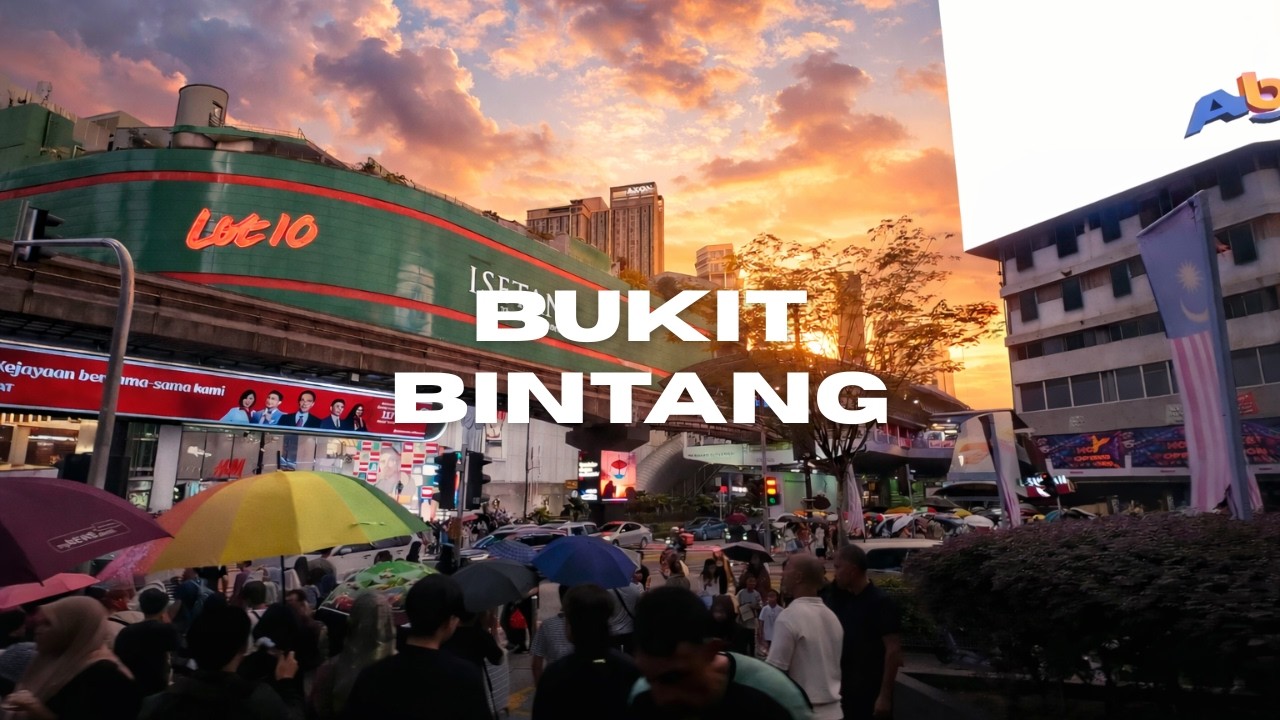 Walking Bukit Bintang & Petronas Towers, Kuala Lumpur, Malaysia