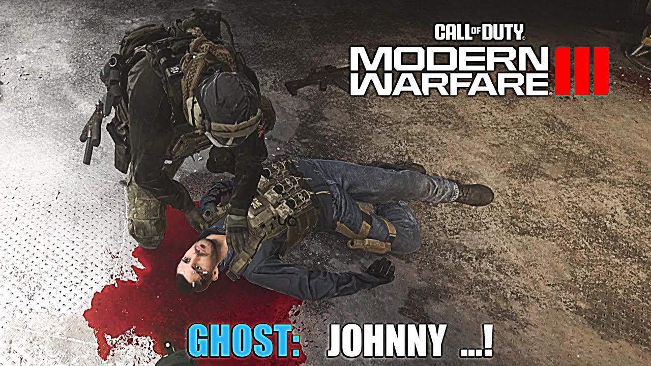 Реакция Призрака на смерть Соупа &mdash; Modern Warfare III (Смерть Джона Мактавиша)