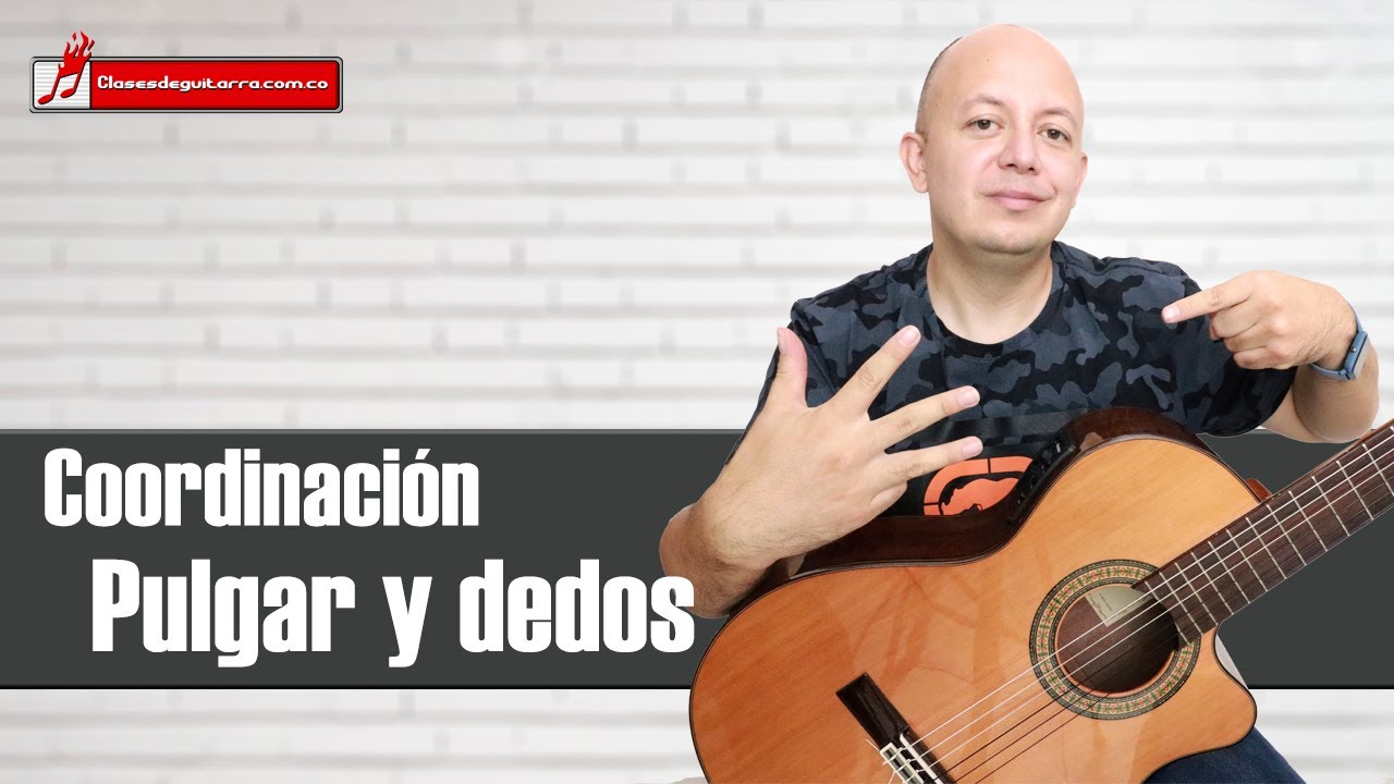 4 ejercicios para coordinar pulgar y dedos en la guitarra