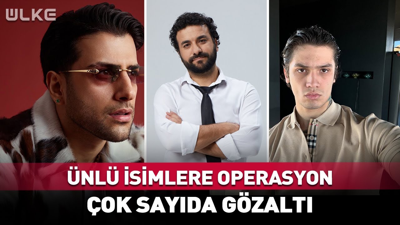 Ünlü İsimler Gözaltına Alındı! Hasan Can Kaya, Reynmen, Emirhan Çakal... #haber