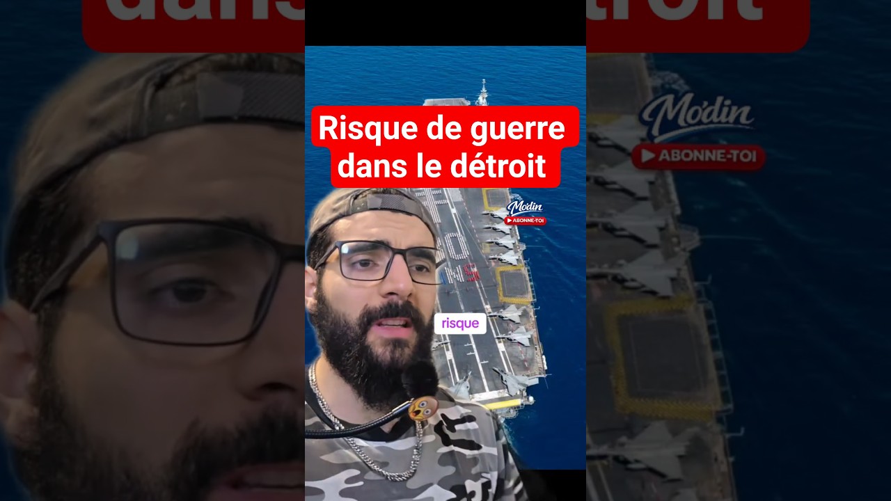 🎙️🌎 Le risque d'escalade dans le détroit est énorme #actu #info