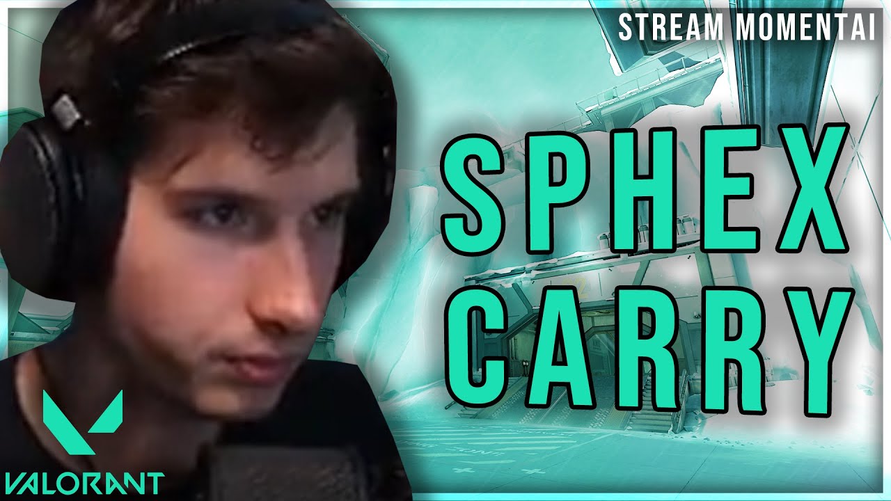 SPHEX PEREINA Į VALORANT?! (350 Combat Score) [Stream Momentai]