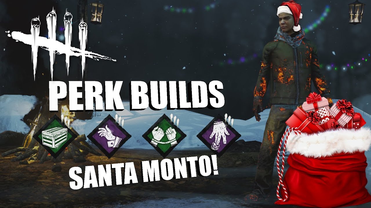 SANTA MONTO! | Dead By Daylight LEGACY SURVIVOR PERK BUILDS