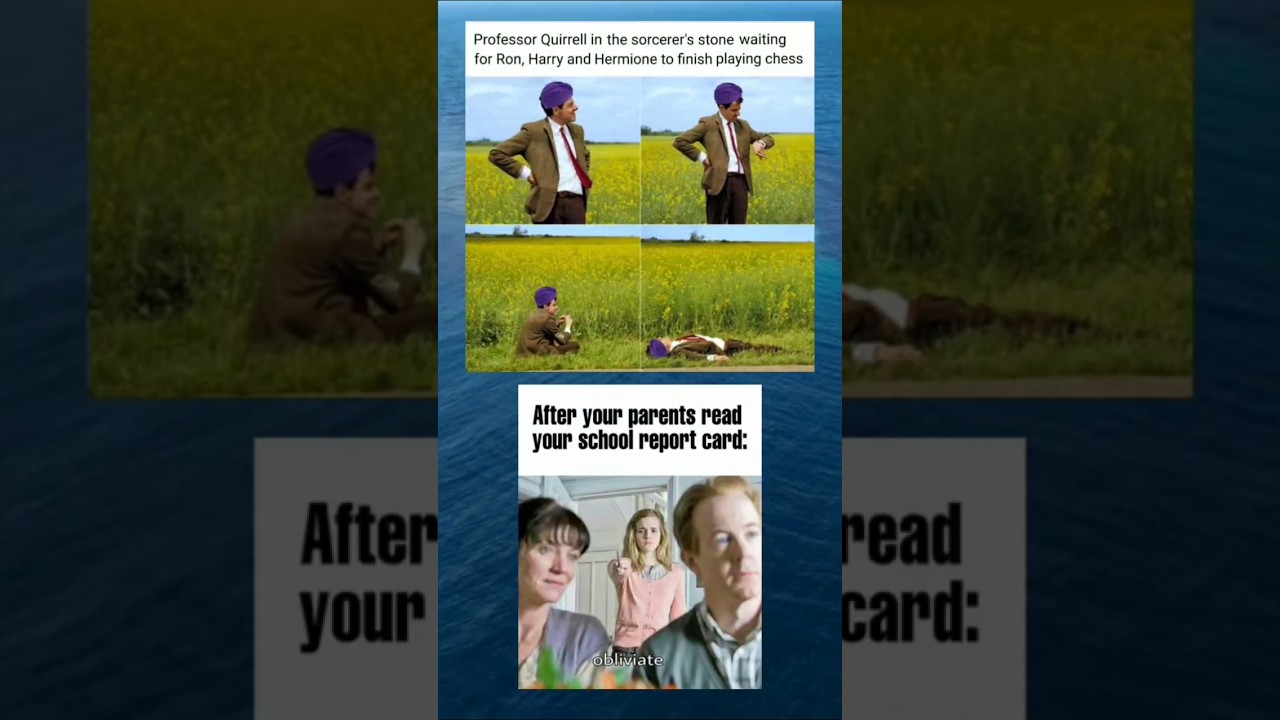 Professor Quirrell vs. Mr. Bean ft. Hermione's Obliviate! 🤣