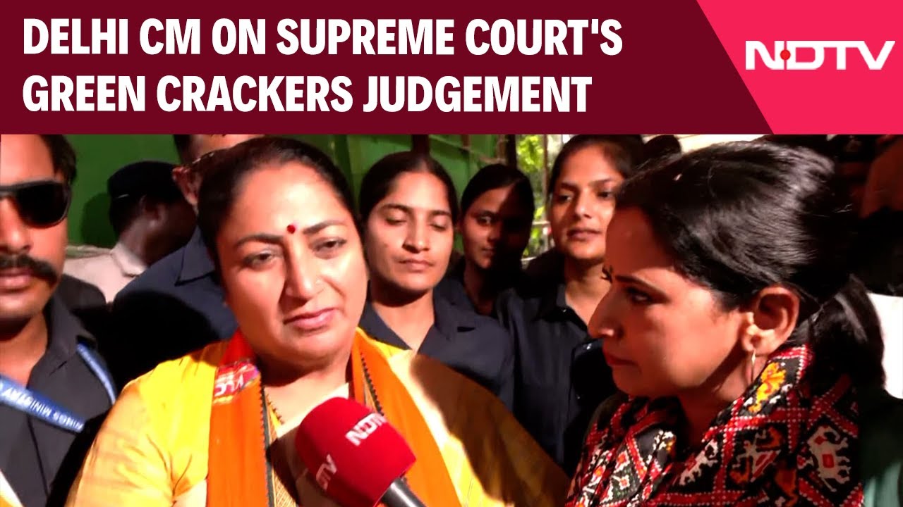 Green Crackers | 'SC Considered Public Sentiments': Delhi CM On Removal Of Ban On Green Crackers