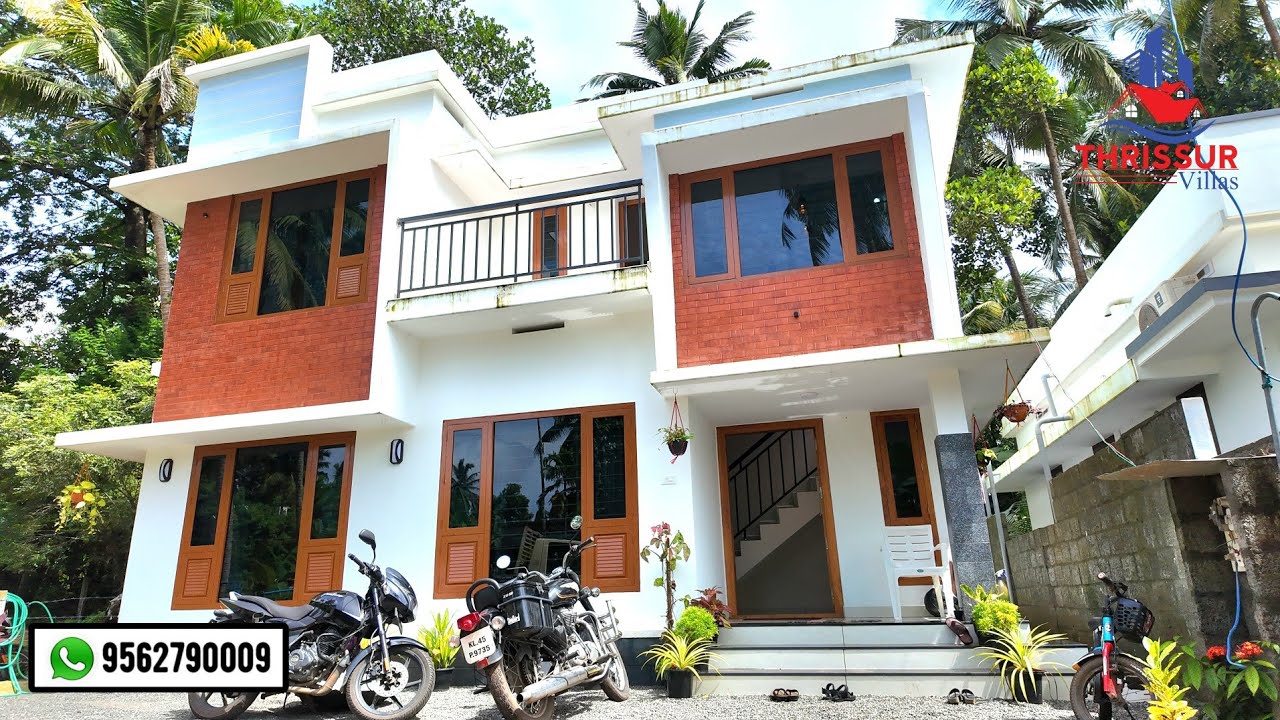 തൃശ്ശൂർ ഒളരിയിൽ 1200 സ്ക്വയർ ഫീറ്റിൽ അടിപൊളി രണ്ടുനില വീട് വില്പനയ്ക്ക്