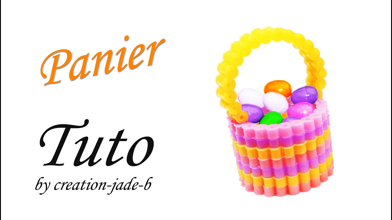 Tuto Perles à repasser (Hama) - Panier pour Pâques !