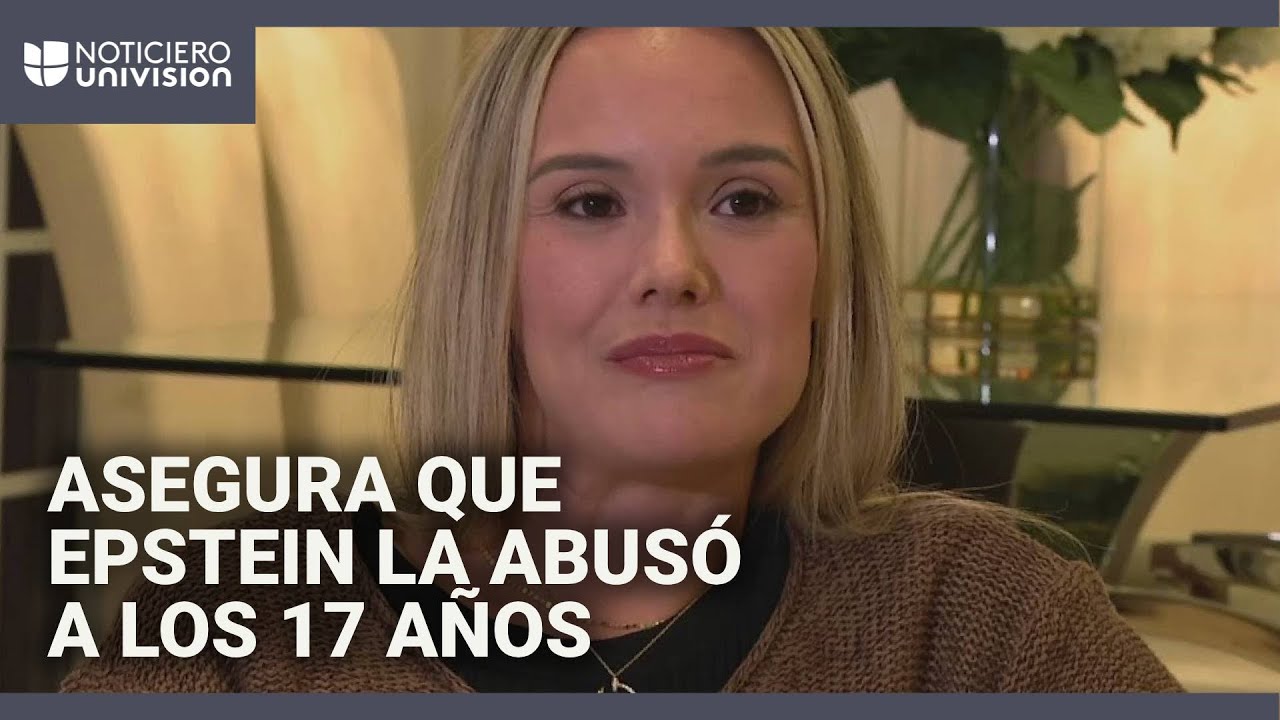 "Era dominante": esta hispana denuncia haber sido víctima de Epstein cuando era una menor de edad