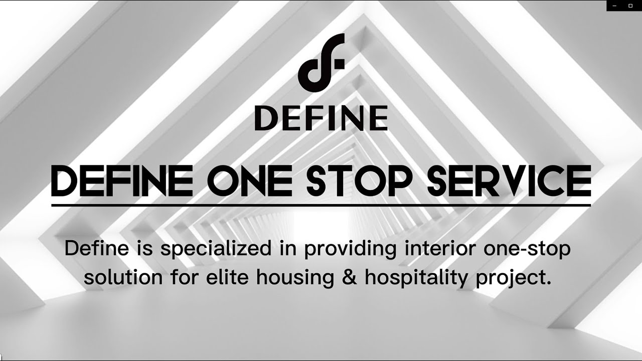 Define Furnishing Interior One-stop Solution for Elite Housing & Hospitality Project