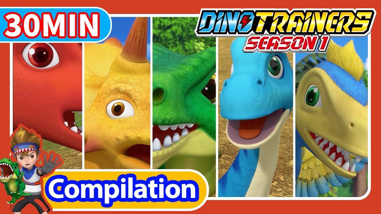 Dino Trainers S1 Compilation [10-12] 30min | Dinosaurs for Kids | Trex | Cartoon | Toys | Robot
