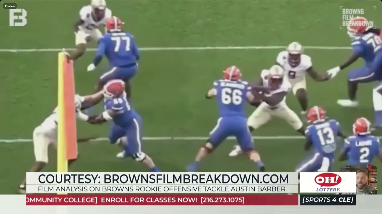 What Film Shows Austin Barber Can Do for the Browns Offensive Line - Sports4CLE, 5/29/26