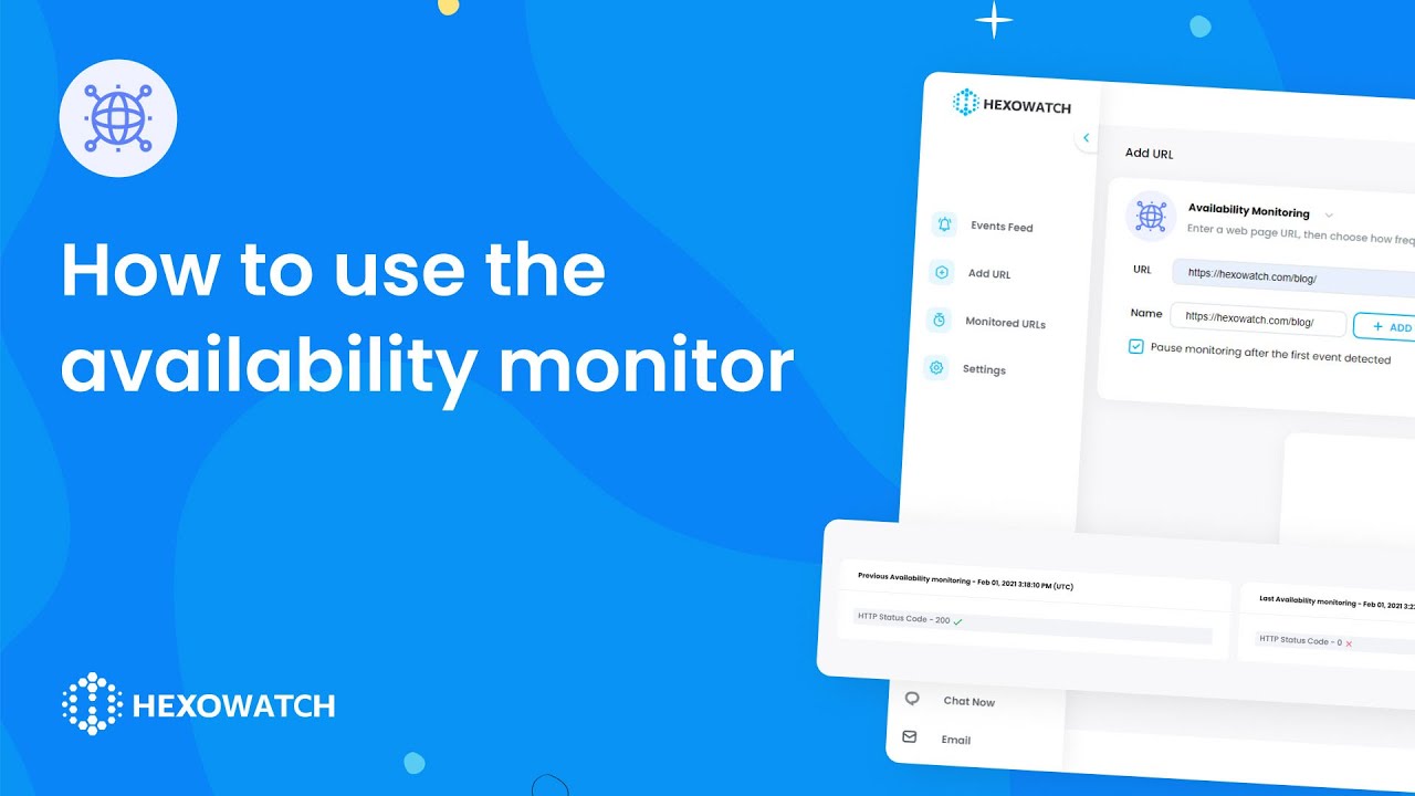 How to Monitor Any URL For Downtime or Availability Changes -| Hexowatch Tutorial