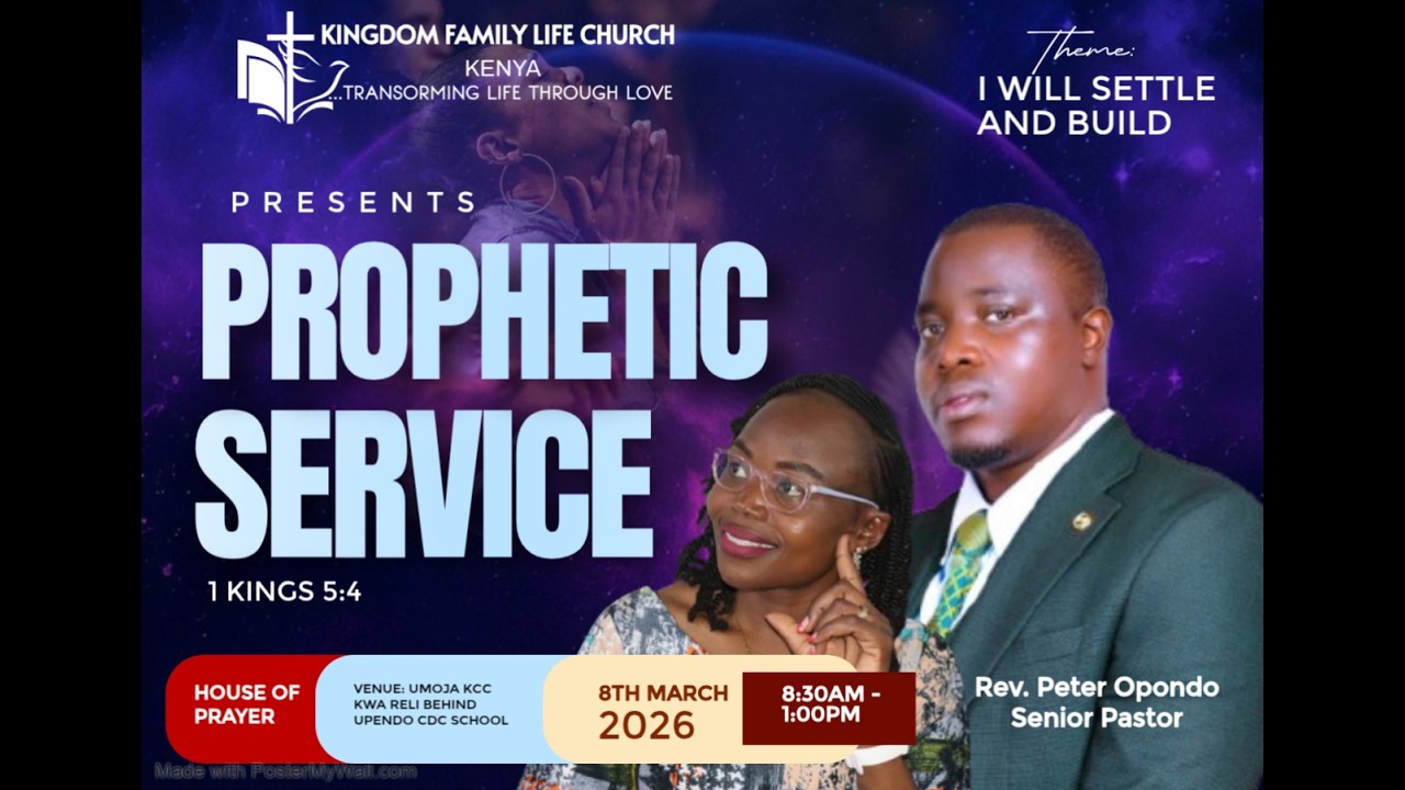 PROPHETIC SUNDAY - 8TH MARCH 2026