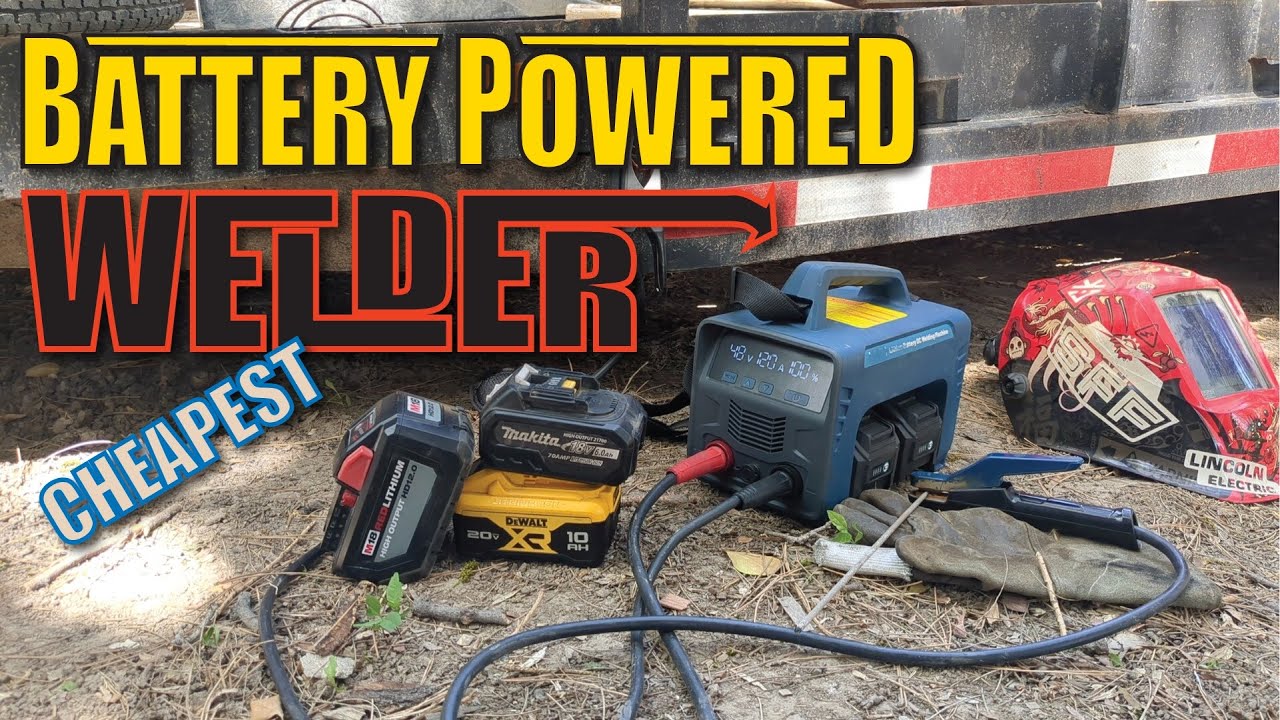 Cheapest BATTERY Powered WELDER I could find