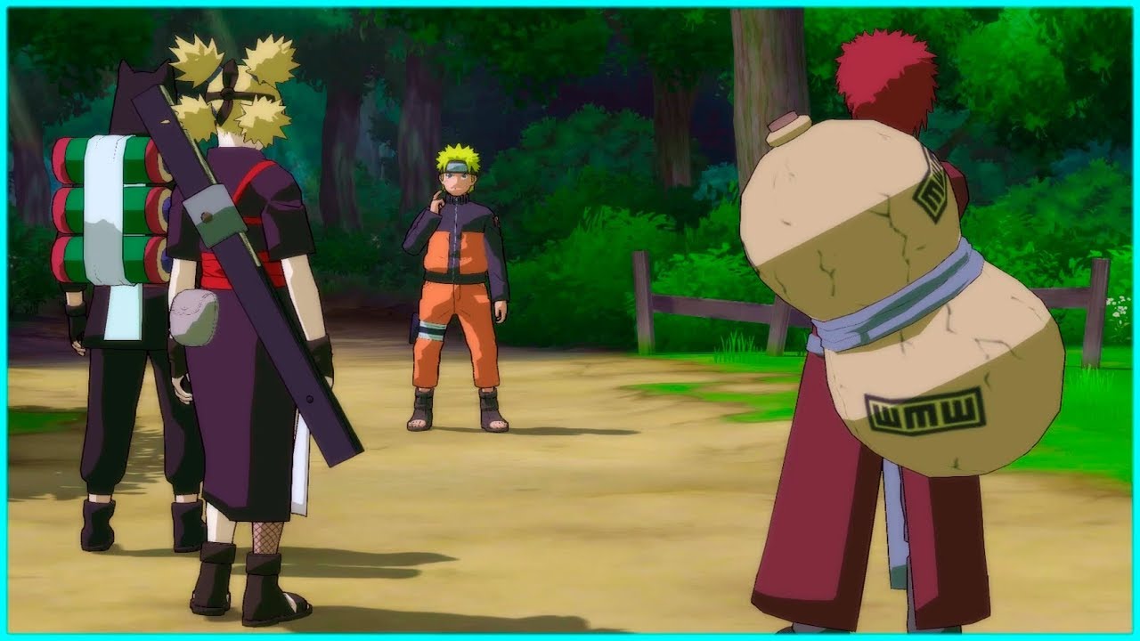 Gaara Sneaks Out of his Village | Naruto Shippuden Ultimate Ninja Storm 2 Game