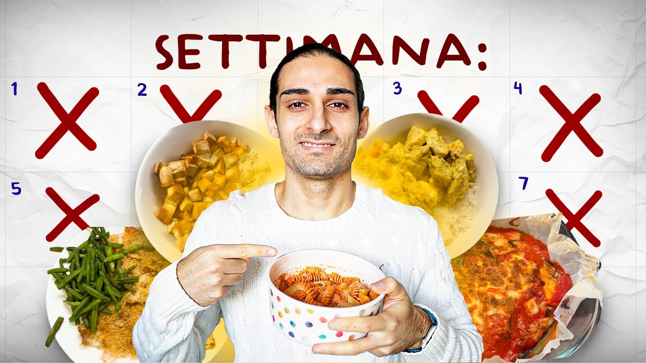 una settimana della mia dieta *MENÚ COMPLETO*