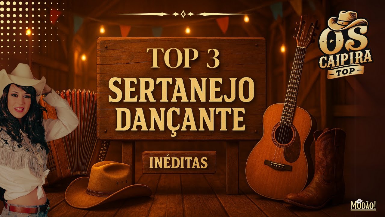 TOP 3 SERTANEJO DANÇANTE  (Modão) - Os Caipira Top2025 