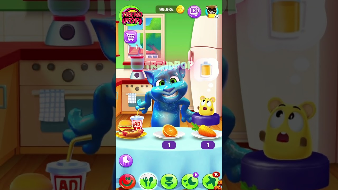 My Talking Tom Funny Gameplay 😼😼 | Fun Cartoon Game 71D