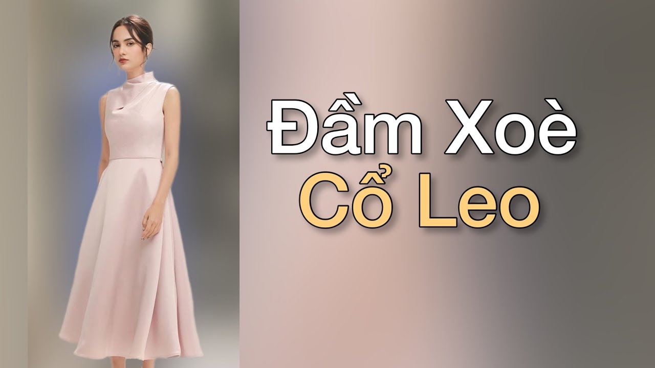 Thiết Kế Đầm Xoè Cổ Leo |Lộc Tailor|Chia Sẻ Kinh Nghiệm May Mặc#207