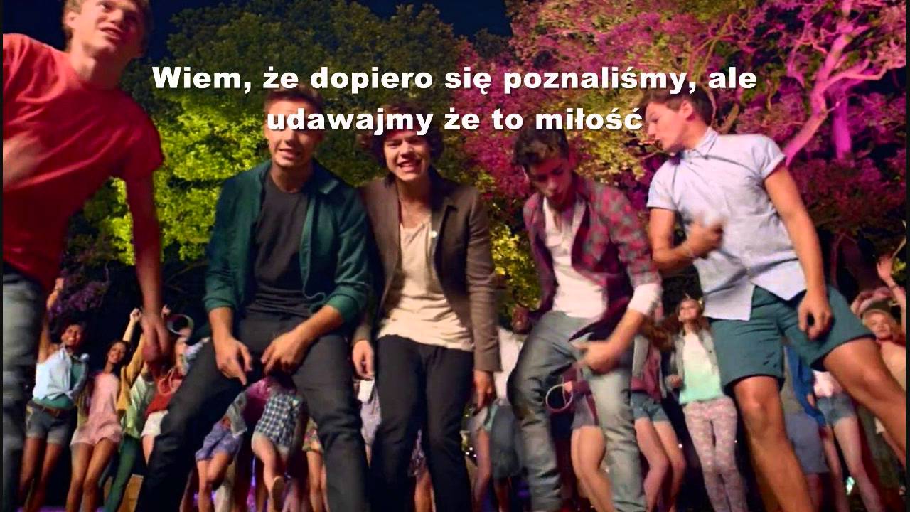 One Direction - Live While We're Young tłumaczenie PL