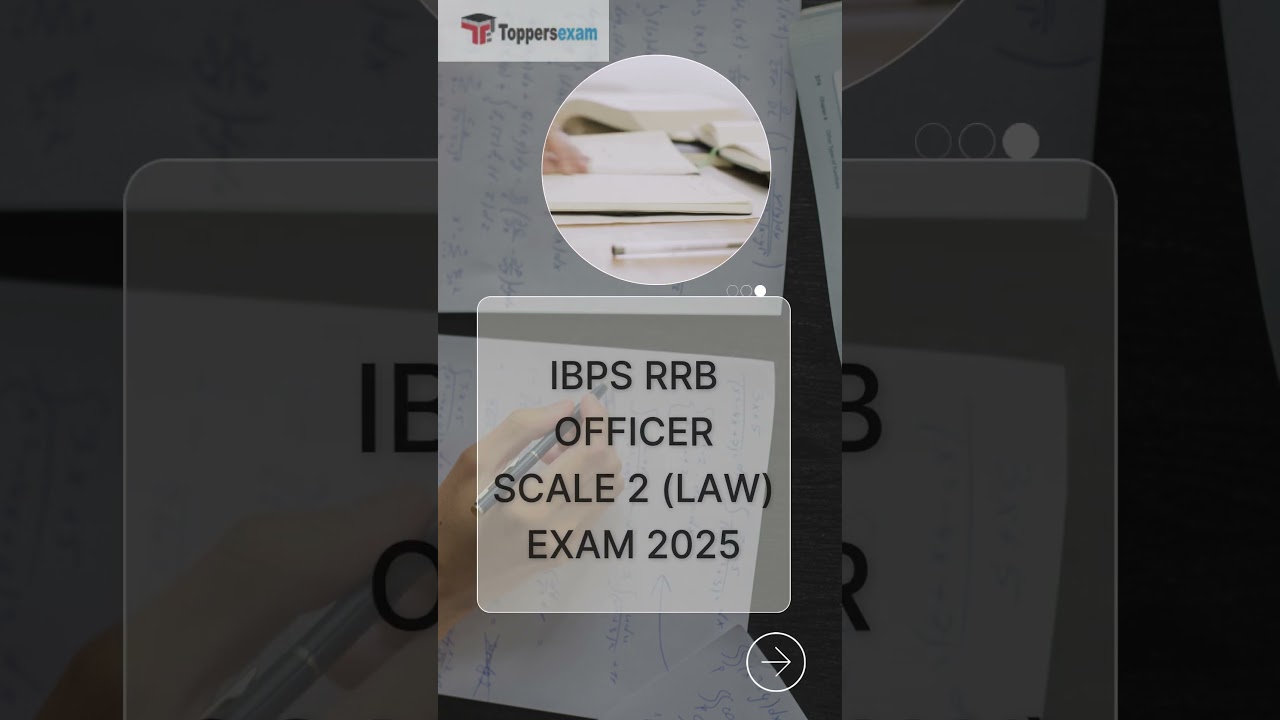 Ibps rrb officer scale 2 law 2025 | ibps rrb officer scale 2 law syllabus 2025 #law #ipbs