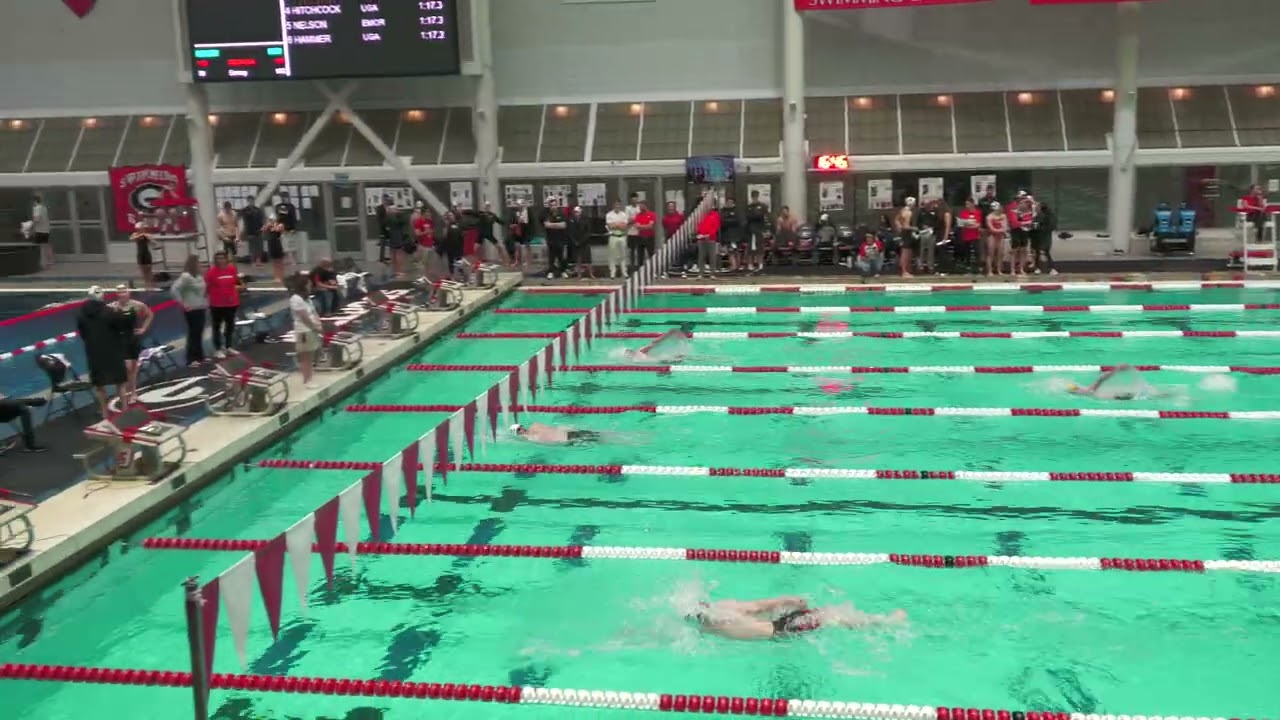 2026 01 31 UGA vs  Emory Men's 400 IM