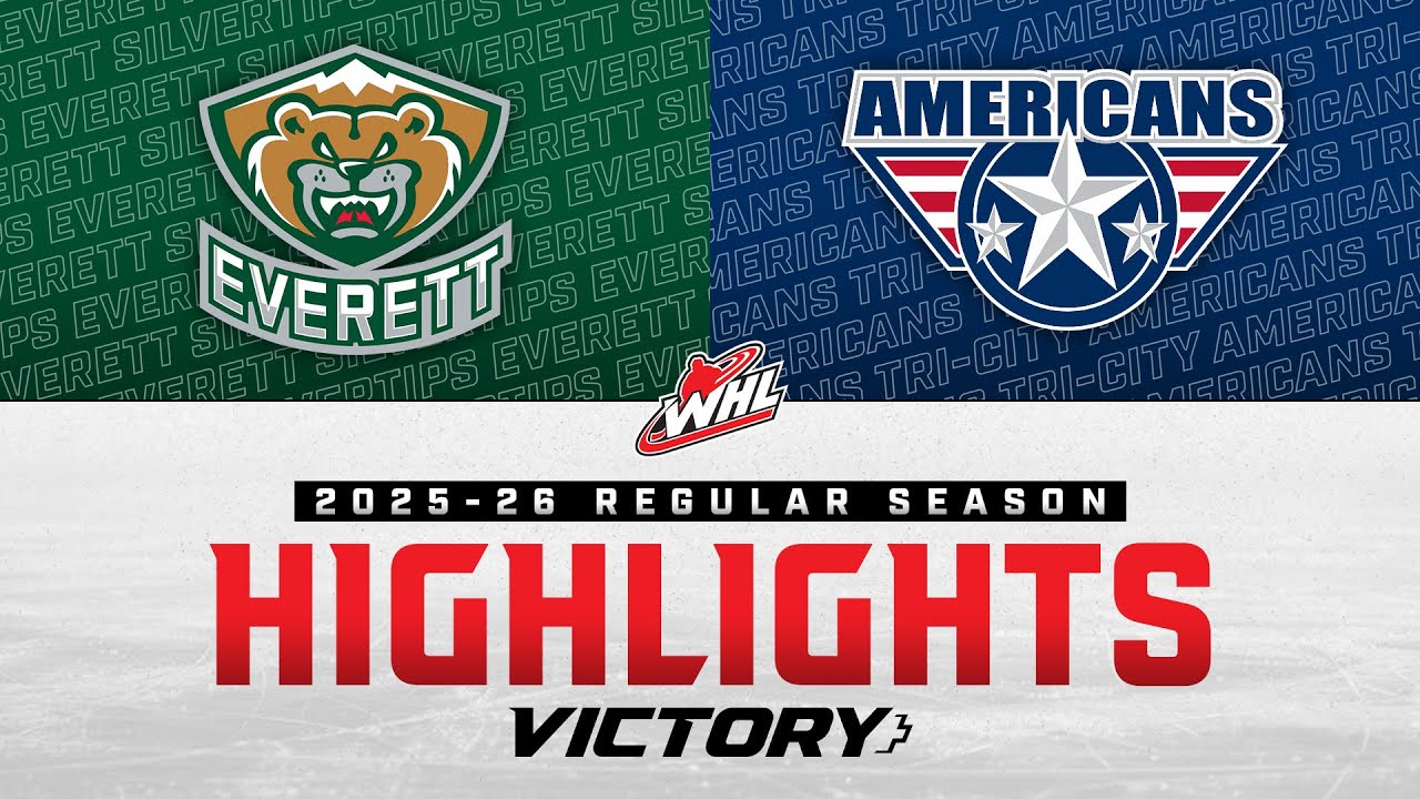 Everett Silvertips w Tri-City Americans 10/5 I WHL Najważniejsze momenty sezonu 2025-26